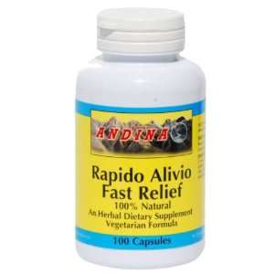  Fast Relief/Rapido Alivio/100 caps/ Supports pain relief 