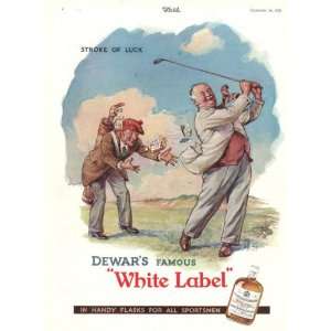  Golf Advert   Dewars Famous White Label: Home & Kitchen