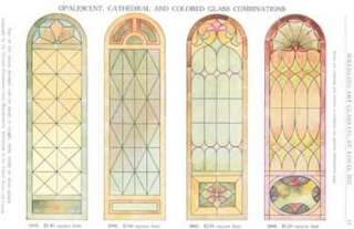 1923 1924 Stained Glass Windows   2 Catalogs   Color  
