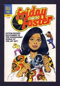   FOSTER 1 6.5 FINE+ 1972 DELL FIRST SOLO BLACK WOMAN COMIC BOOK  
