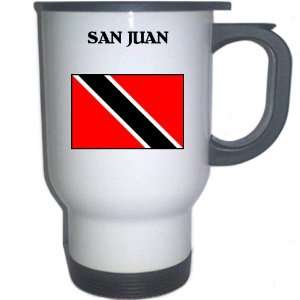  Trinidad and Tobago   SAN JUAN White Stainless Steel Mug 