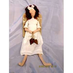  Hand Crafted Angel Rag Doll 
