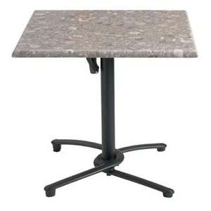   Square Table Top Only With Umbrella Hole   Tokyo Stone: Furniture