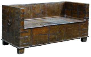 59 Long Sofa Bench acacia wood spectacular Reclaimed highly 