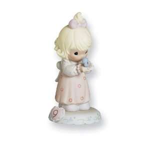   Precious Moments Growing in Grace Age Nine Porcelain Figurine Jewelry