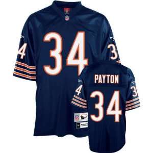  Walter Payton #34 Chicago Bears Replica NFL Jersey Navy 