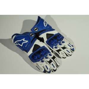  Alpinestars GP Pro Leather Gloves Blue/White 2008(M 