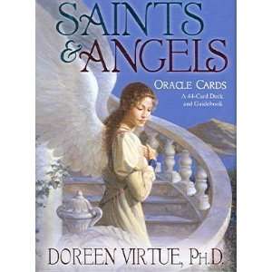  {SAINTS & ANGELS CARDS [WITH GUIDEBOOK] BY Virtue, Doreen 