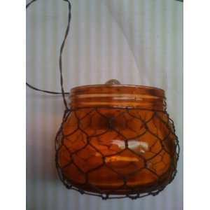  Orange Hanging Decorative Candle Holder: Home Improvement