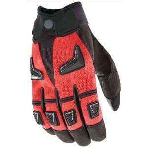  Joe Rocket Hybrid Gloves   2X Large/Red/Black Automotive