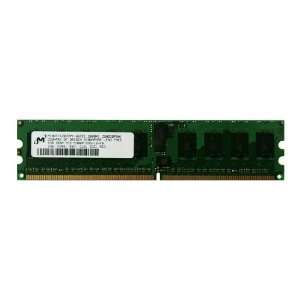 1GB 667MHz DDR2 PC2 5300 Reg ECC CL5 240 Pin Single Rank x8 DIMM (P/N 