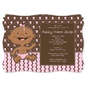   Personalized Baby Shower Invitations With Squiggle Shape: Toys & Games