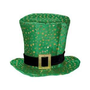  Green Top Hat w/Gold Shamrock: Toys & Games