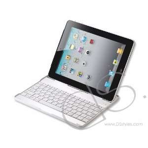   Aluminum Case with Bluetooth Keyboard   White Cell Phones