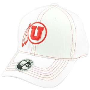  Utah Endurance OneFit Hat (White)