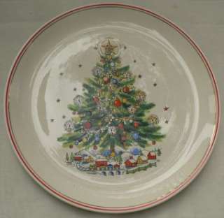 Christmas Eve Dinner Plate Salem Victor Schreckengost  