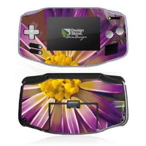  Design Skins for Nintendo Game Boy Advance   Purple Flower 