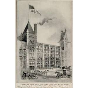  1903 New York City Print American Bank Note Company 