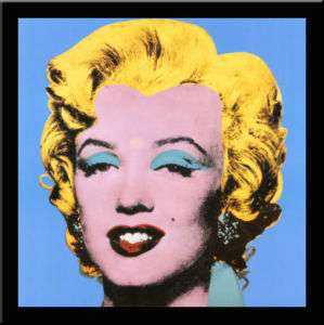 SHOT BLUE MARILYN 1964 art FRAMED PRINT   Andy Warhol  
