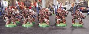 Warhammer 40K Space Marines Grey Knights Terminators 1st ED OOP Metal 