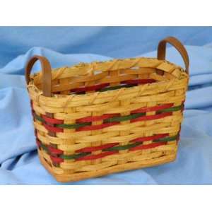  Handmade Amish Basket  Napkin Basket (EM26): Home 