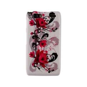  Snap On Plastic Design Phone Protector Case Cover Red 