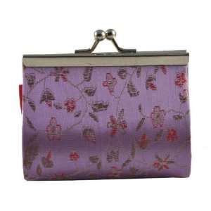 Chinese Lilac Silk Brocade Coin Purse / Coin Pouch / Change Purse, #8