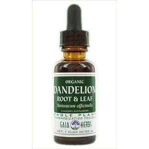 Dandelion Root & Leaf (Organic) Liquid Extracts 4 oz   Gaia Herbs