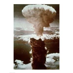  Atomic Bomb Explosion Nagasaki, Japan, 1945 Poster (18.00 