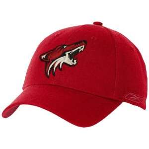  NHL Reebok Phoenix Coyotes Brick Red Basic Logo Wool Blend 