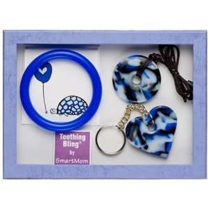 Teething Bling Gift Set   Blue Camouflage