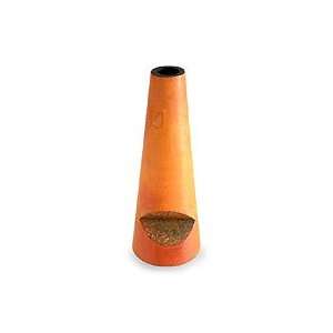  Mohena wood vase, Tangerine