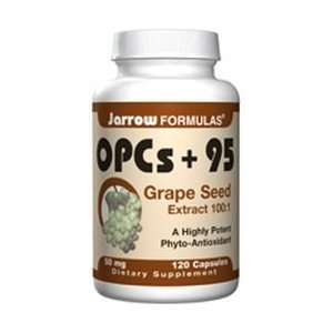 OPCs + 95 ( from Grape Seed Extract 1001 ) 50 mg 120 Capsules Jarrow 