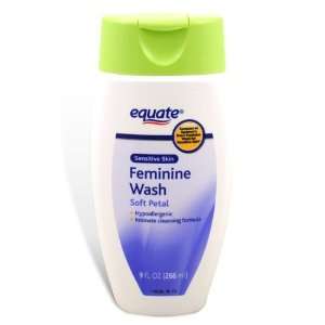Equate   Feminine Wash, Sensitive Skin, Soft Petal, 9 oz (Compare to 