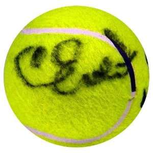  Chris Evert Autographed Tennis Ball