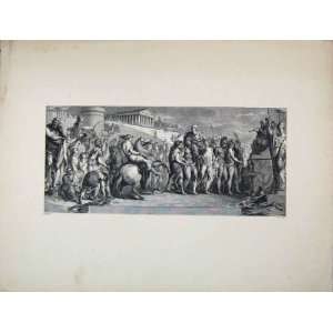  Ancient Rome Victors Olympia Antique Engraving Barry: Home 