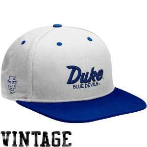  Nike Duke Blue Devils White Duke Blue Vault Snapback 