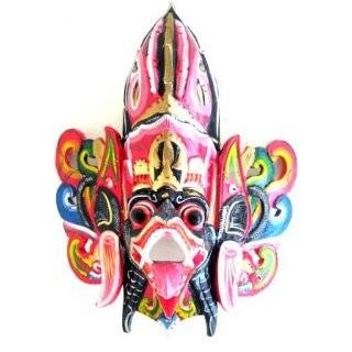 Bali Mask Wall Decor Garuda Vishnu Bird Mask Hindu Barong Mask 