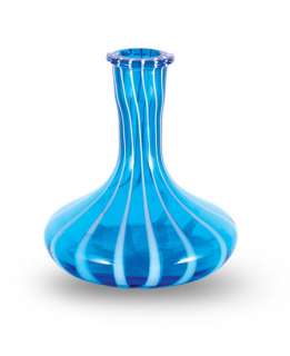   . The medium Candy Stripe Sahara Vase is fetchingly exclusive