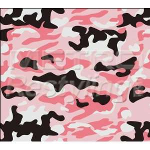 Small Pink Camouflage Vinyl Wrap Decal Adhesive Backed Sticker Film 48 