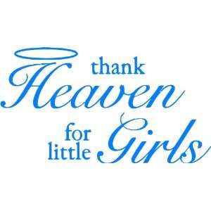 Vinyl Wall Decal   Thank heaven   selected color Silver   Want 