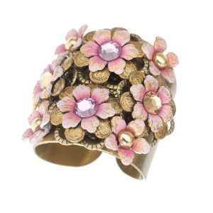 Vintage Inspired Michal Negrin Fabulous Adjustable Ring Adorned with 