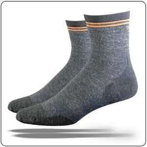  Defeet Levitator Lite Socks   Charcoal Wool Sports 
