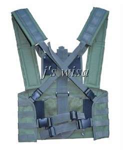 OD GREEN MOLLE TACTICAL CHEST RIG VEST AIRSOFT PLATE  