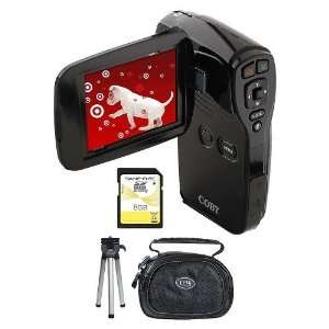 Coby CAM4002 Camcorder with Case, 8GB SD Card and Mini 