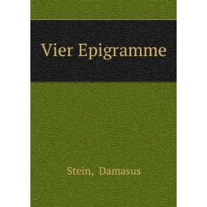  Vier Epigramme Damasus Stein Books
