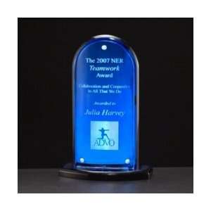    Custom Blue Arch Corporate Recognition Award