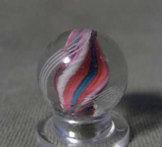 Marbles ANTIQUE GERMAN RIDGED SOLID CORE MARBLE AMAZING CORE & PRETTY 