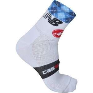 Castelli 2012 Garmin 6 Cycling Sock   V3731  Sports 