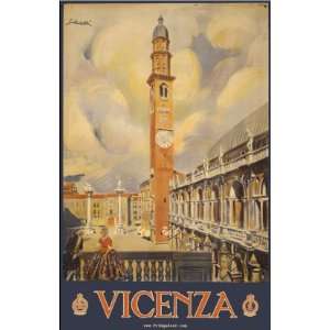  Fridgedoor Vicenza Italy Travel Poster Magnet Automotive